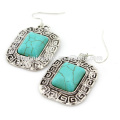 2016 Trending Vintage Geometric Bohemian Style Turquoise Earrings Jewelry For Woman SSEH046